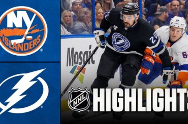 Islanders vs. Lightning | NHL Highlights | December 06, 2025