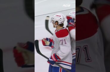 Alexandre Texier récolte un 1er point avec les Canadiens sur le but de Jake Evans! 🍎