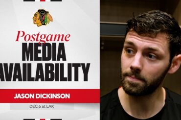 "We get to come back tomorrow and learn right away." | Jason Dickinson Postgame 12.6.25