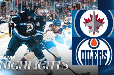 Edmonton Oilers vs. Winnipeg Jets - Game Highlights