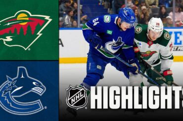 Wild vs. Canucks | NHL Highlights | December 06, 2025