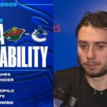 Hughes, Willander, Räty, Tolopilo & Adam Foote Post-Game Media | Canucks vs. Wild (Dec 6, 2025)