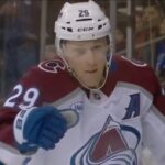Avalanche's Nathan MacKinnon Bats In Rebound Past Shesterkin For Sweet Finish