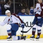 NOT A BIG DEAL! MacKinnon goes BACKHAND SHELF for the WIN!