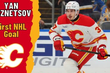 Yan Kuznetsov #37 (Calgary Flames) first NHL goal Nov 28, 2025