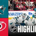 Sharks vs. Hurricanes | NHL Highlights | December 07, 2025