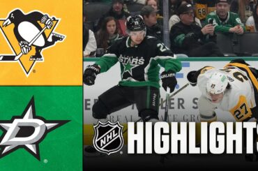 Penguins vs. Stars | NHL Highlights | December 07, 2025