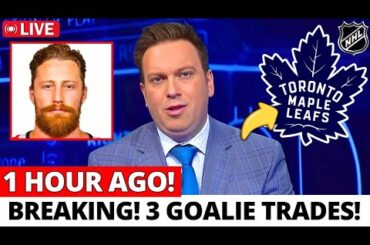 CONFIRMED NOW! LEAFS MAKING 3 HUGE GOALIE TRADES! LAURENT BROSSOIT COMING TO TORONTO? LEAFS NEWS
