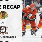 Blackhawks at Ducks Game Highlights | 12.7.25