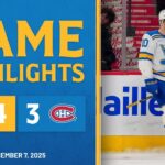 Game Highlights: Blues 4, Canadiens 3