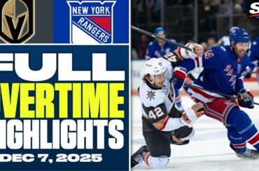 Vegas Golden Knights at New York Rangers | FULL Overtime Highlights - December 6, 2025