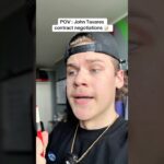 John Tavares contract negotiations 😂📝 #hockey #nhl #torontomapleleafs #funny