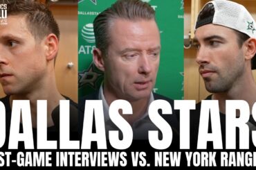 Glen Gulutzan, Casey DeSmith & Kyle Capobianco Recap Dallas Stars Overtime Loss vs. New York Rangers