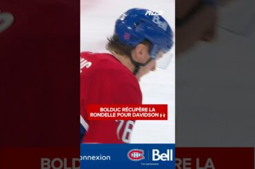 Zachary Bolduc a pris le temps de ramasser la rondelle après le 1er point de Jared Davidson! 🙌🏻
