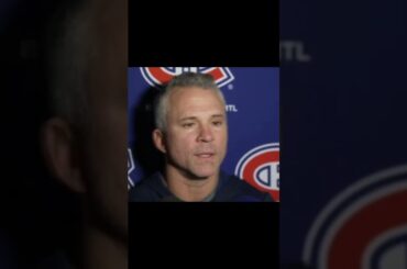 #Habs Martin St. Louis on confidence in Samuel Montembeault - Oct 27