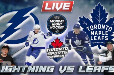 🔴 LIVE Tampa Bay Lightning vs Toronto Maple Leafs | NHL LIVE Stream Reaction & Play By Play