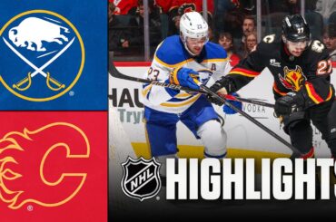 Sabres vs. Flames | NHL Highlights | December 08, 2025