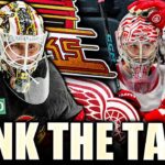 JOHN GIBSON LEADS RED WINGS ATTACK ON CANUCKS: KEVIN LANKINEN IS VANCOUVER'S NEW TANK COMMANDER