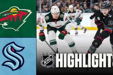 Wild vs. Kraken | NHL Highlights | December 08, 2025