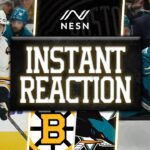 INSTANT REACTION: Bruins Lose 3-1 to Sharks
