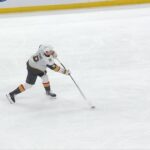 Ivan Barbashev scores a powerplay goal against the New Jersey Devils