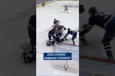 Randip Janda calls out Eric Comrie for his kabaddi impression 👀#HockeyNightPunjabi #nhl #hockey