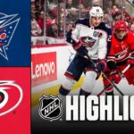Blue Jackets vs. Hurricanes | NHL Highlights | December 09, 2025