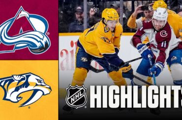 Avalanche vs. Predators | NHL Highlights | December 09, 2025