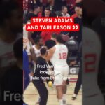 Steven Adams and Tari Eason 👀