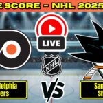 🔴 Philadelphia Flyers vs San Jose Sharks | NHL PLAY BY PLAY | Live Score Update December 9
