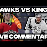 Chicago Blackhawks Vs Los Angeles Kings LIVE COMMENTARY! | 2025-26 NHL Season