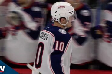 Blue Jackets' Dmitri Voronkov And Miles Wood Combine For Two Goals In 31 Seconds