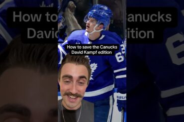 How the Canucks save their season David Kampf Edition