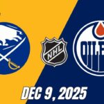 NHL LIVE: Buffalo Sabres vs Edmonton Oilers – Full Game Live Regular Season | December 9, 2025