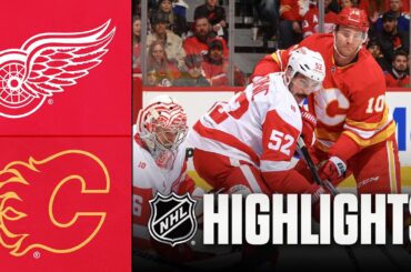 Red Wings vs. Flames | NHL Highlights | December 10, 2025