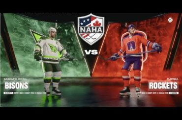 NAHA 2025-26 Season - Saskatchewan Bisons (1-1-0) @ Florida Rockets (2-0-0)