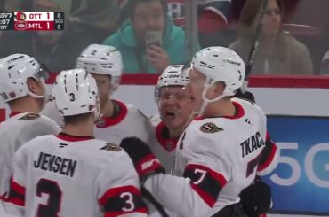 Brady Tkachuk finds Artem Zub who gives the Senators the lead!