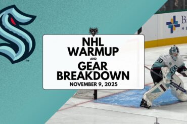 NHL Warmup & Gear Breakdown | Seattle Kraken | Matt Murray & Philipp Grubauer