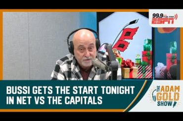 How big is it that the Carolina Hurricanes are starting Brandon Bussi tonight against the Capitals?