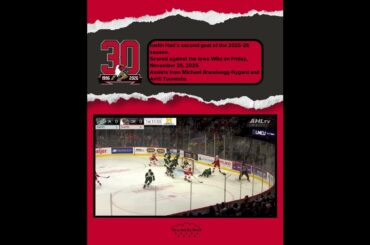 Justin Holl's Second Goal of the 2025-26 Season for the Grand Rapids Griffins