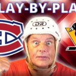 CROSBY vs THE KIDS! Canadiens vs Penguins | Play by Play & Reaction 🎙️