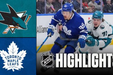 Sharks vs. Maple Leafs | NHL Highlights | December 11, 2025