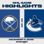 NHL Highlights | Sabres vs. Canucks - December 11, 2025