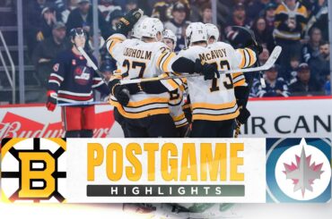CONDENSED GAME: Boston Bruins vs. Winnipeg Jets - 12/11/2025