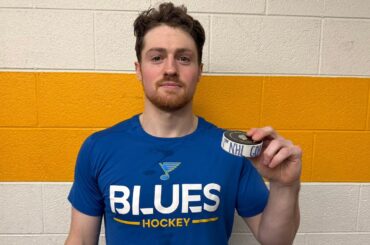 Hugh McGing scores first NHL goal
