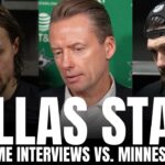 Jamie Benn, Miro Heiskanen & Glen Gulutzan Recap Dallas Stars Loss vs. Minnesota Wild