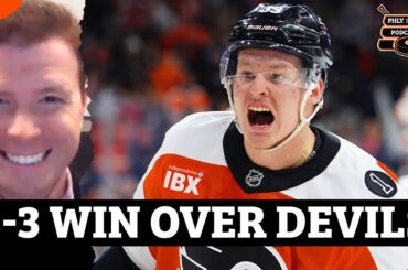 Inside Flyers’ Locker Room After Matvei Michkov & Owen Tippett FUEL INSANE 5-3 Win Over NJ Devils