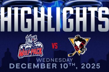 12.10.25 Hartford Wolf Pack vs Wilkes-Barre/Scranton Penguins