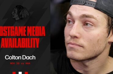 "We came back and showed resilience." | Colton Dach Postgame 11.30.25