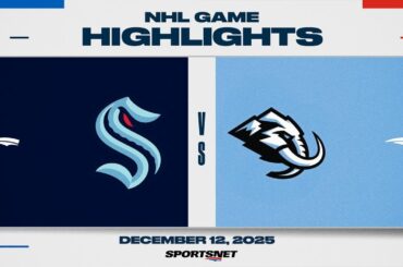 NHL Highlights | Kraken vs. Mammoth - December 12, 2025